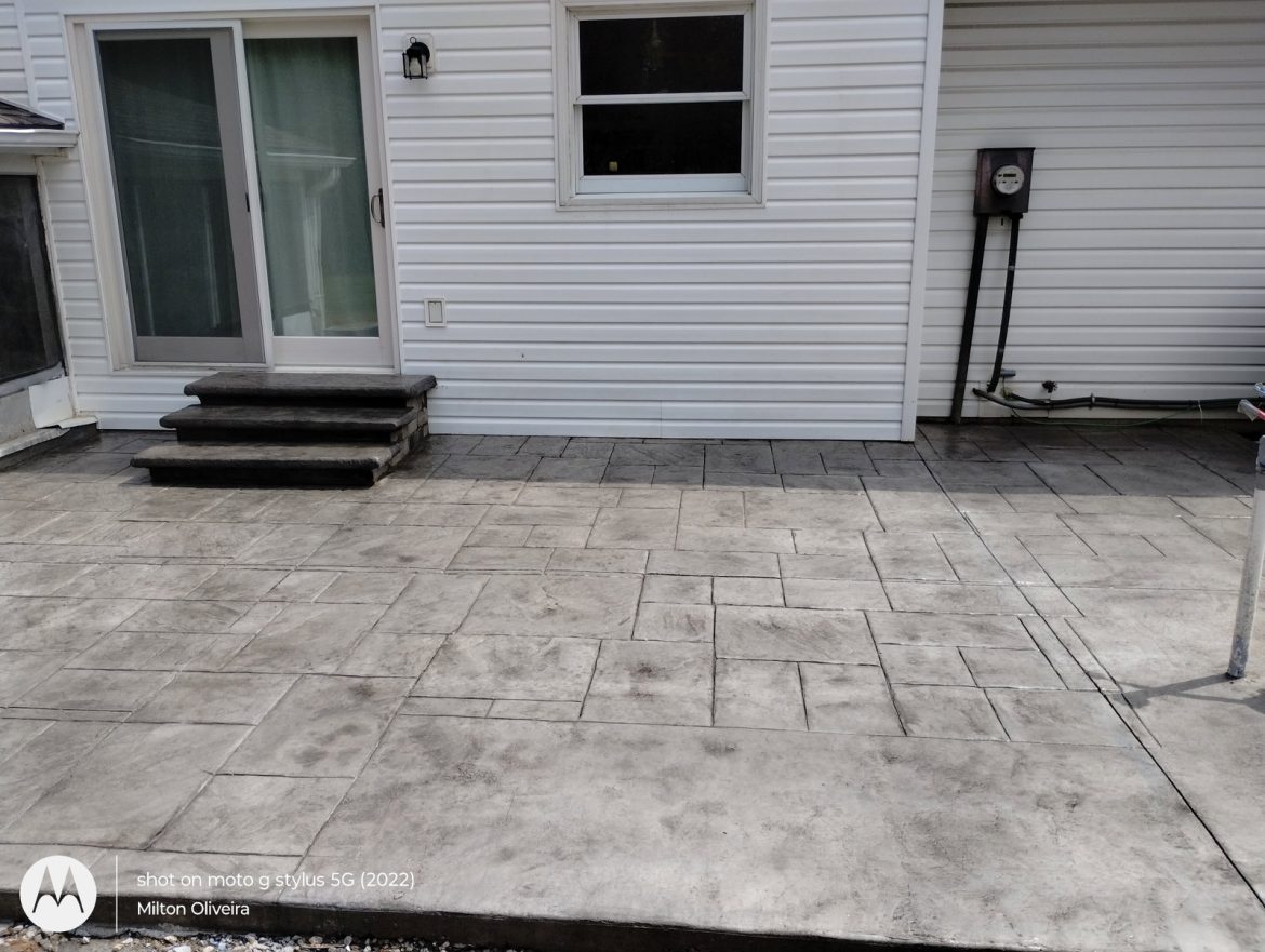 Grand Ashlar Stamped Patio in Bethlehem, PA