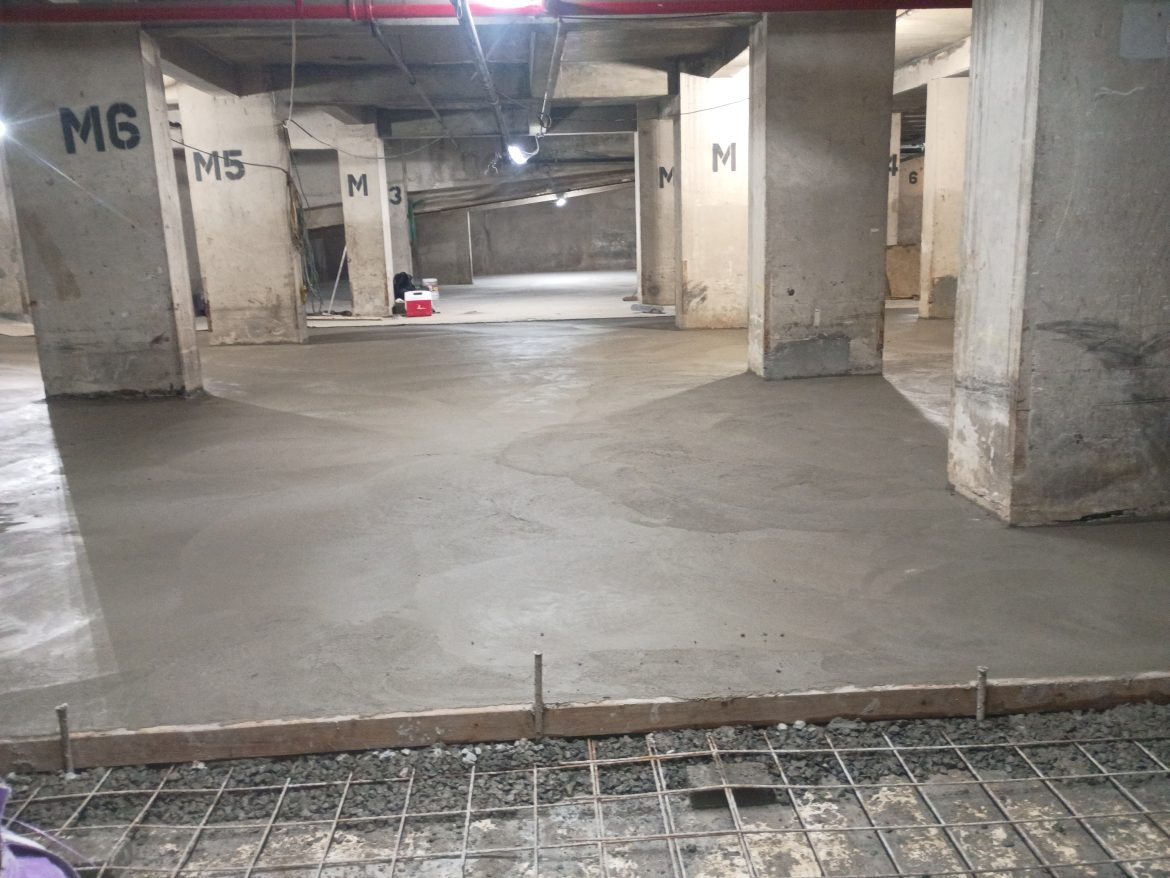 Parking Garage Concrete Topping Slabs in Manhattan