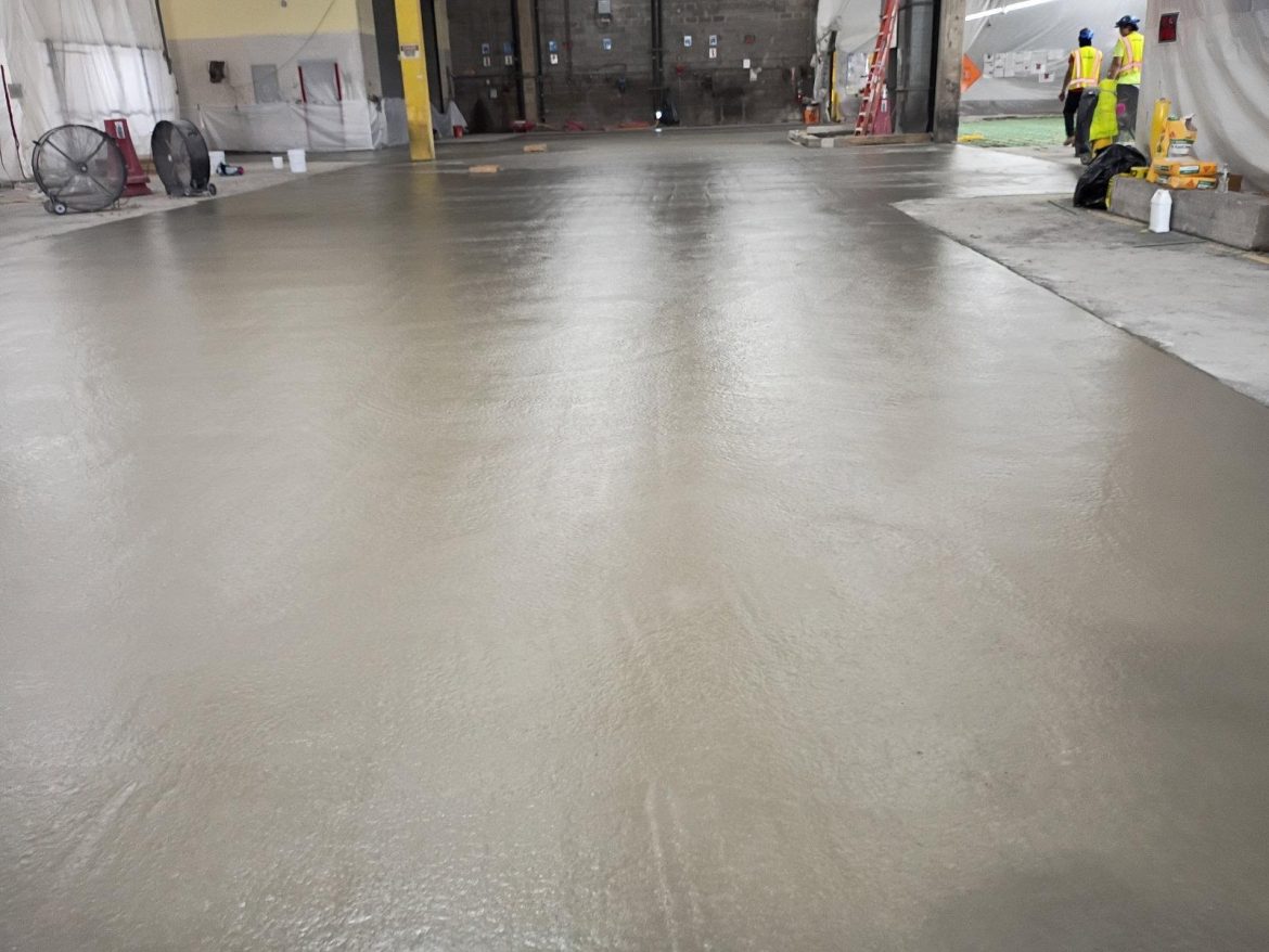 Industrial Concrete Topping Slabs in Maspeth, Queens