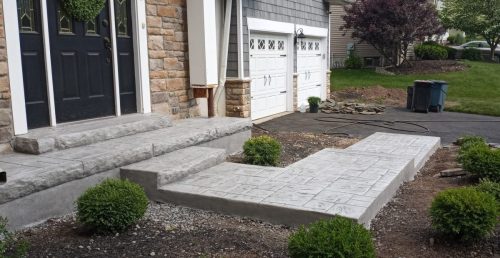 Front walkway steps and porch (2)