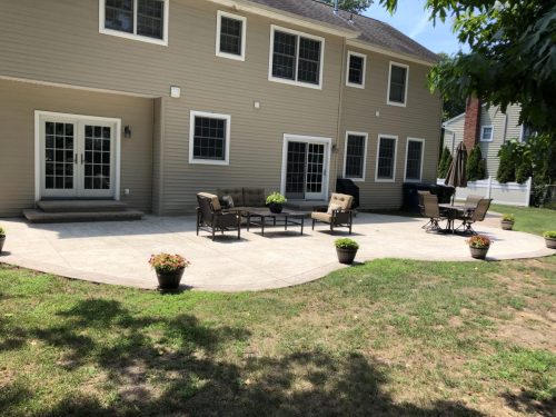 custom slate patio 1