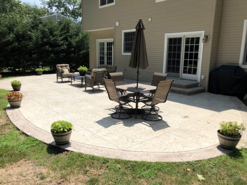 custom slate patio